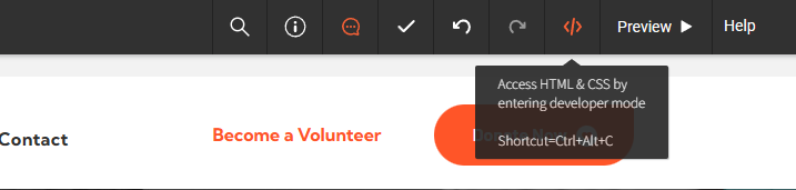 A blurred image of a website that says become a volunteer