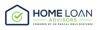 The home loan advisors logo is powered by mortgage nerds llc.