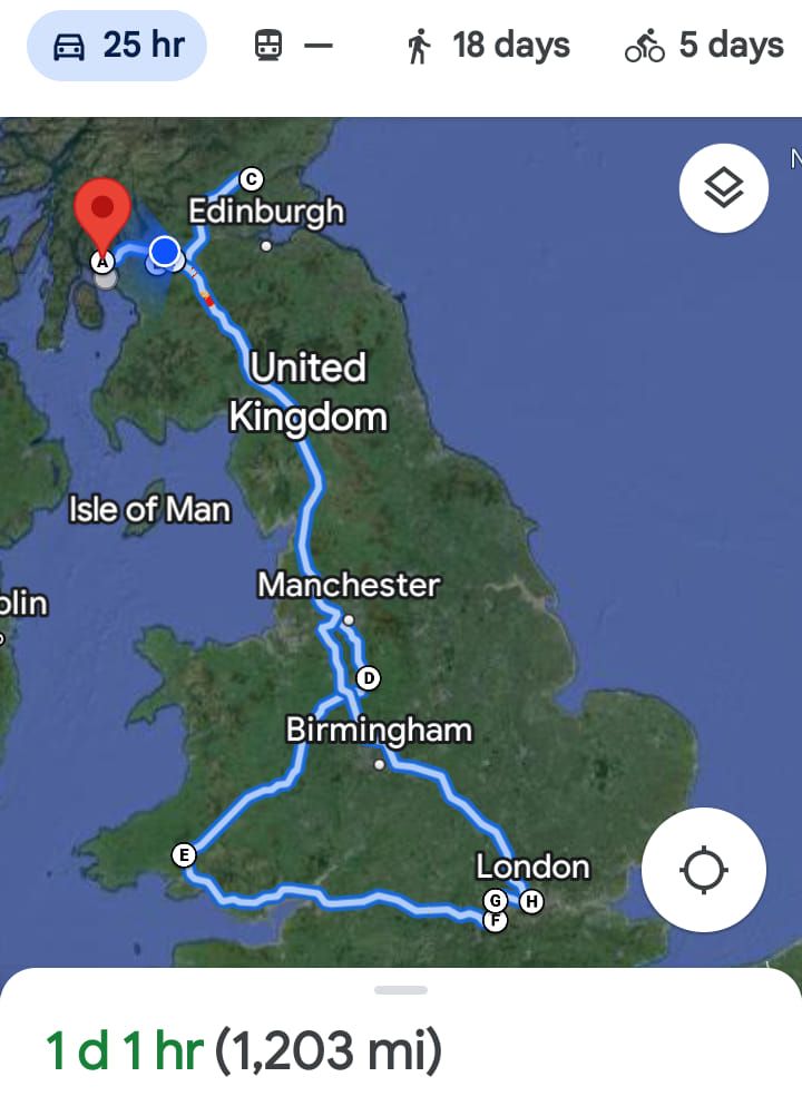 Removals company glasgow and bute travelling the uk this week