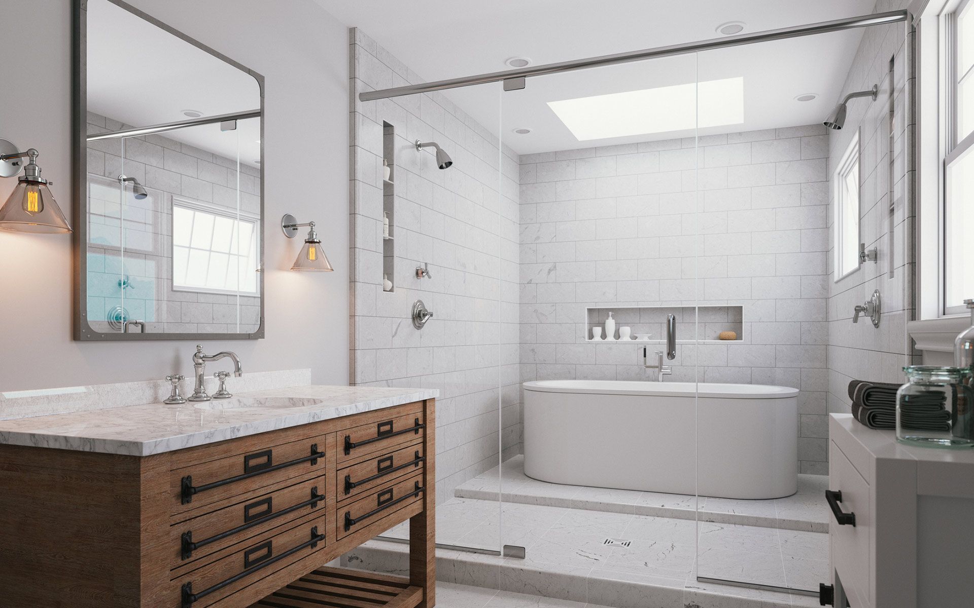 Beautiful Bathroom — Wilmington, DE — JSD Construction LLC