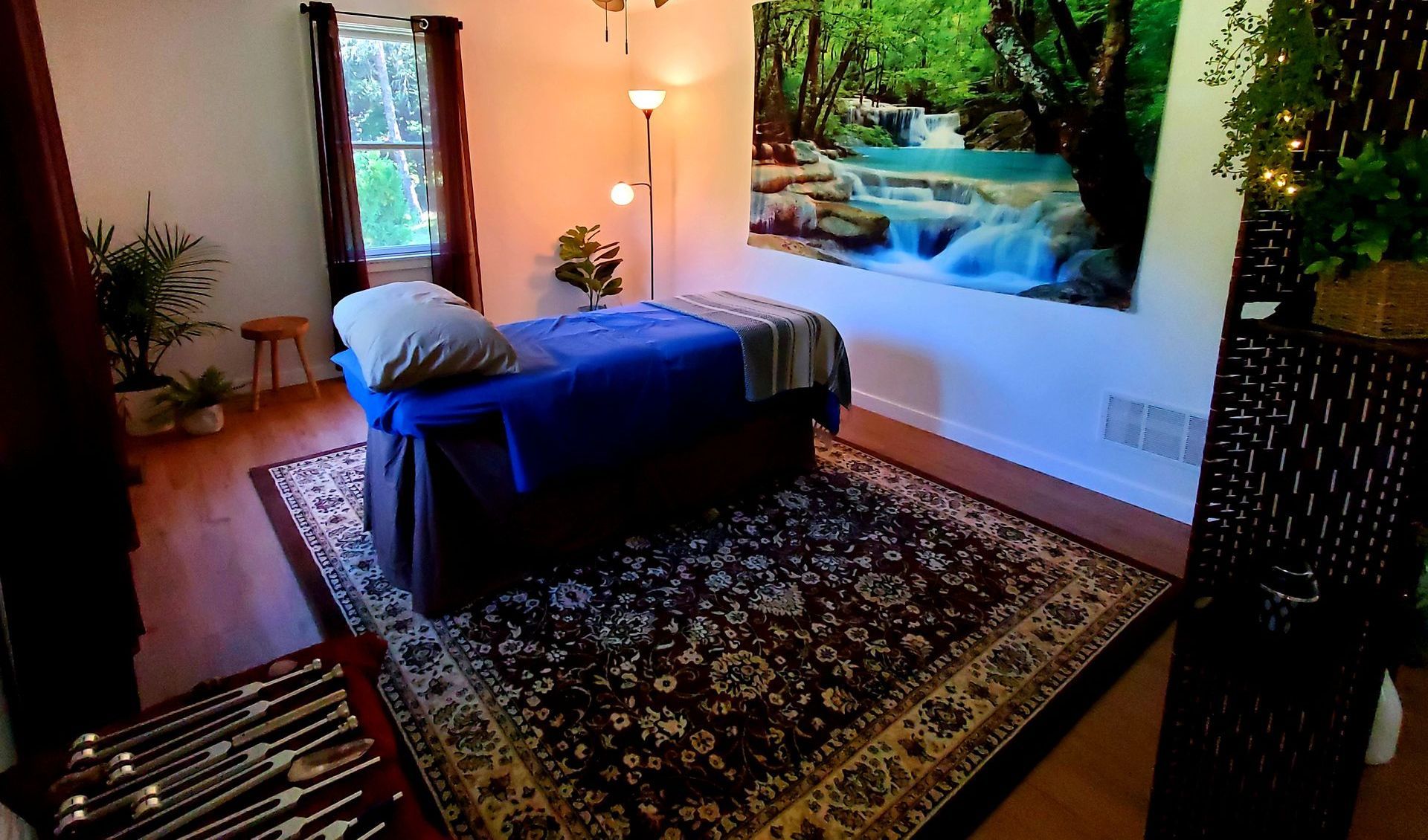 Biofield Tuning Room and Bed