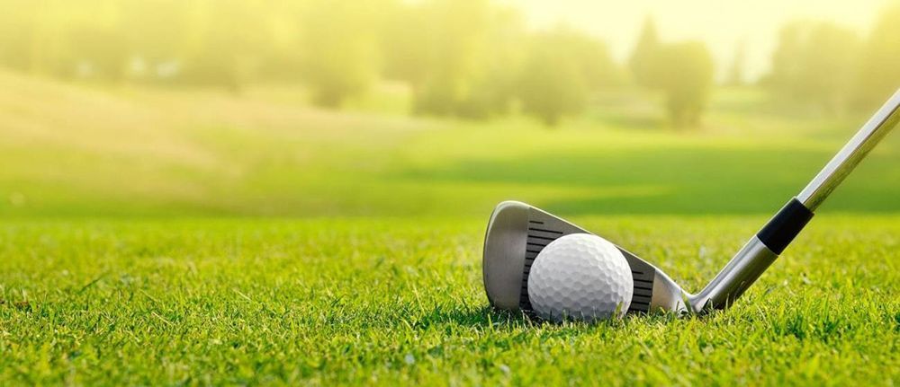 A Golf Club and Ball Are on the Grass on a Golf Course — Lakeview Luxury Retreat in Canobolas, NSW