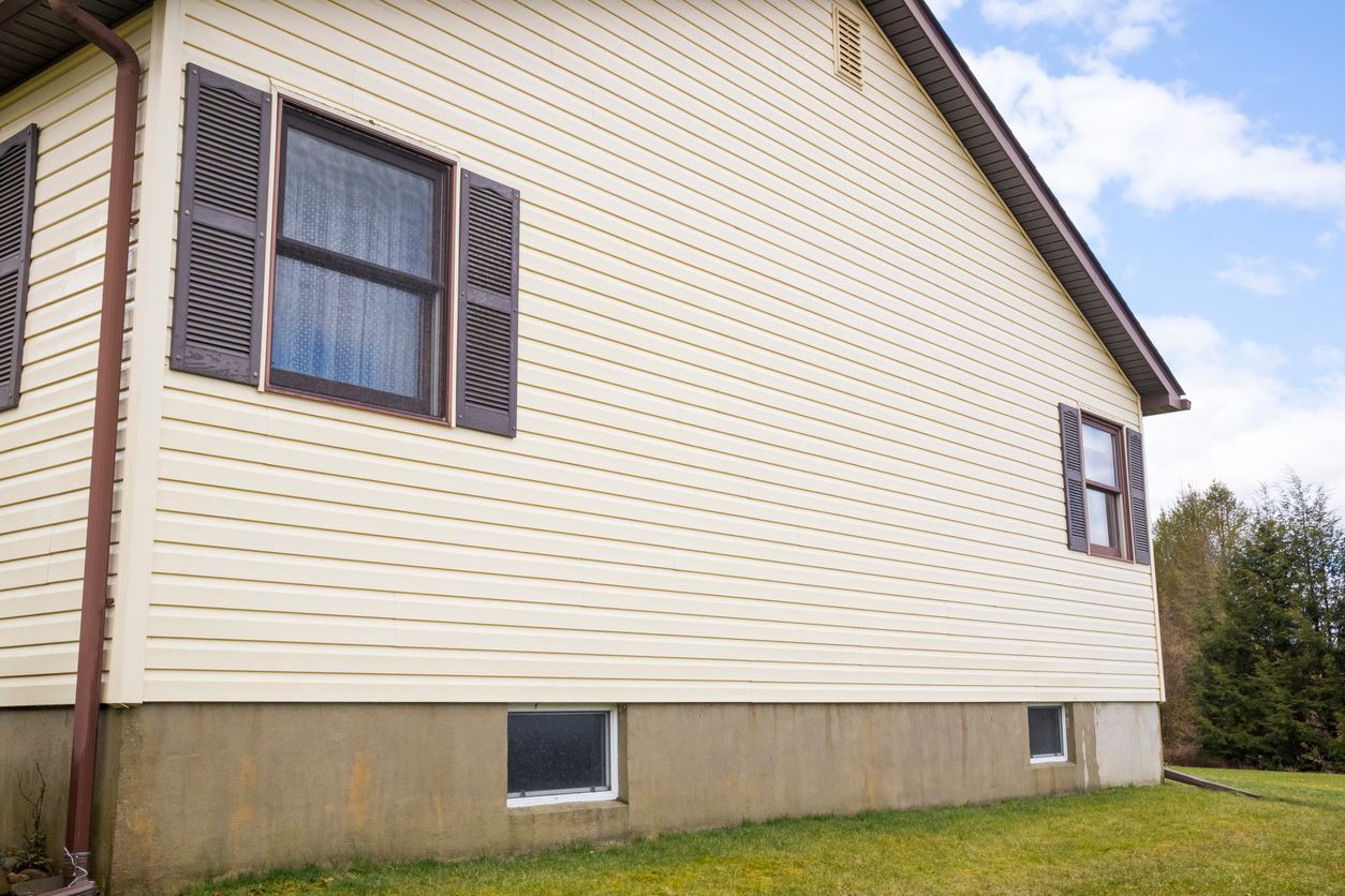 Siding on a residential home from TB Exteriors 