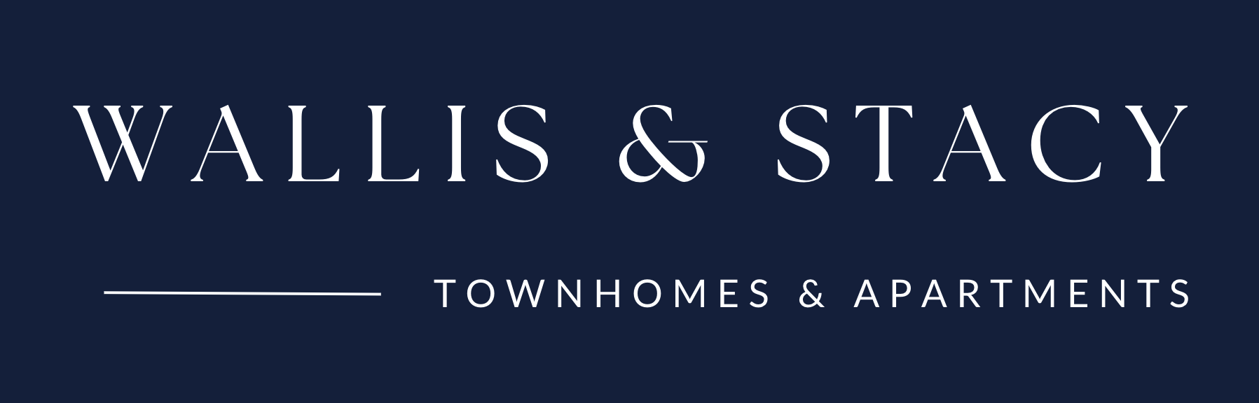 Wallis & Stacy Townhomes Logo - click to go to home page