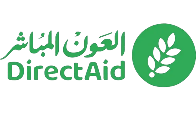 Un logo vert avec une écriture arabe et une feuille de blé dans un cercle.
