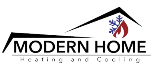 Modern Home Heating and Cooling Logo
