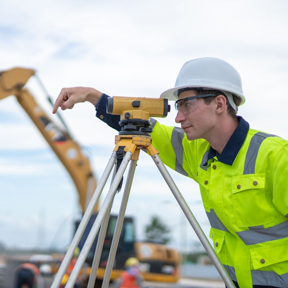 Surveyor Making a Down Sign — Mornington Peninsula, VIC — Carson Development Consultants Pty Ltd