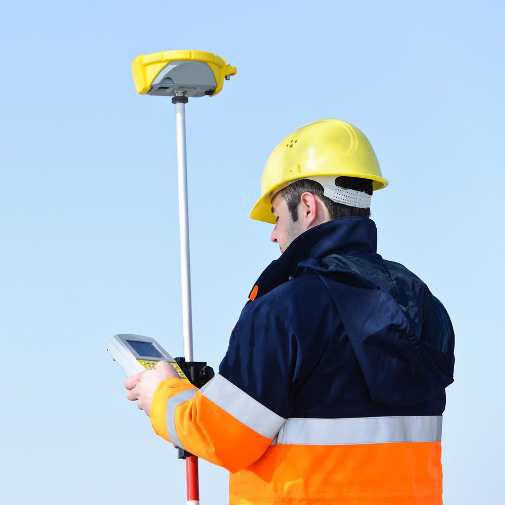 Man Using GPS Survey — Mornington Peninsula, VIC — Carson Development Consultants Pty Ltd