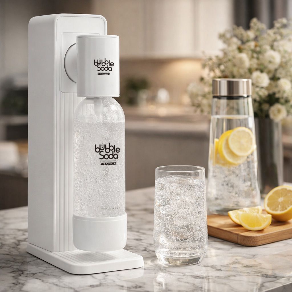 BubbleSoda 全自動氣泡水機-時尚款BS-506-經典白