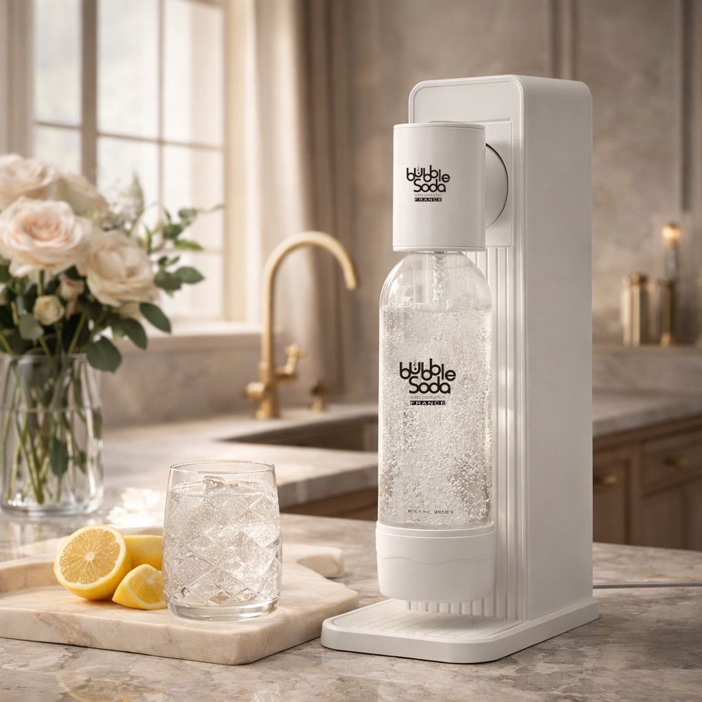 BubbleSoda 全自動氣泡水機-時尚款BS-506-經典白