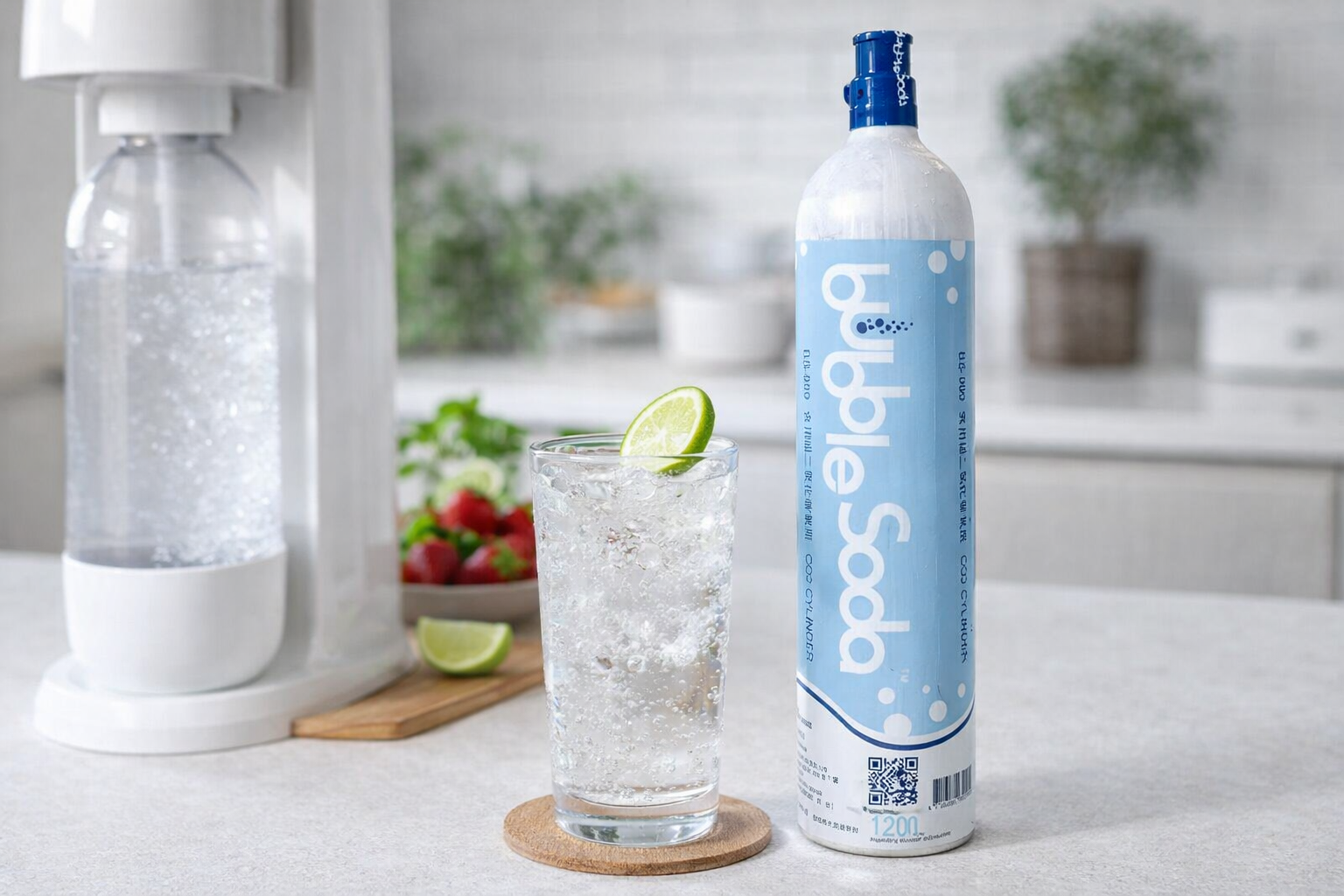 BubbleSoda全新氣泡水專用鋼瓶 BS-999【120L/850g大氣瓶】