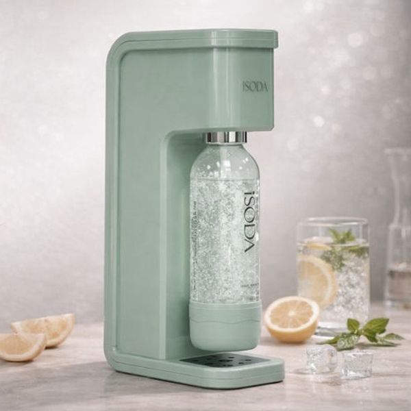 iSODA全自動氣泡水機-粉漾系列(搭配60L/425g氣瓶)