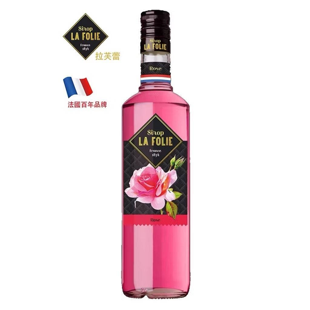 法國原裝 La Folie 拉芙蕾玫瑰果露1000ml