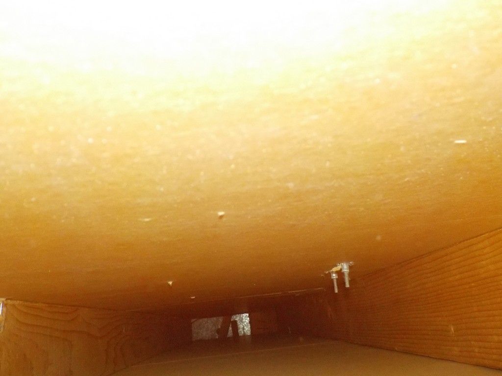 It looks like a tunnel with a ceiling that is very high.