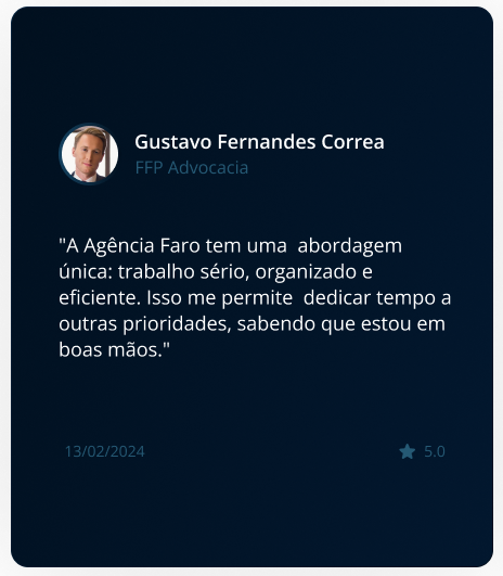 Uma captura de tela de um tweet de gustavo fernandes correa.