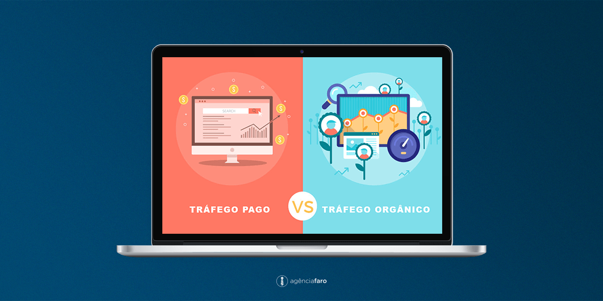 Qual a diferença entre tráfego orgânico e tráfego pago?