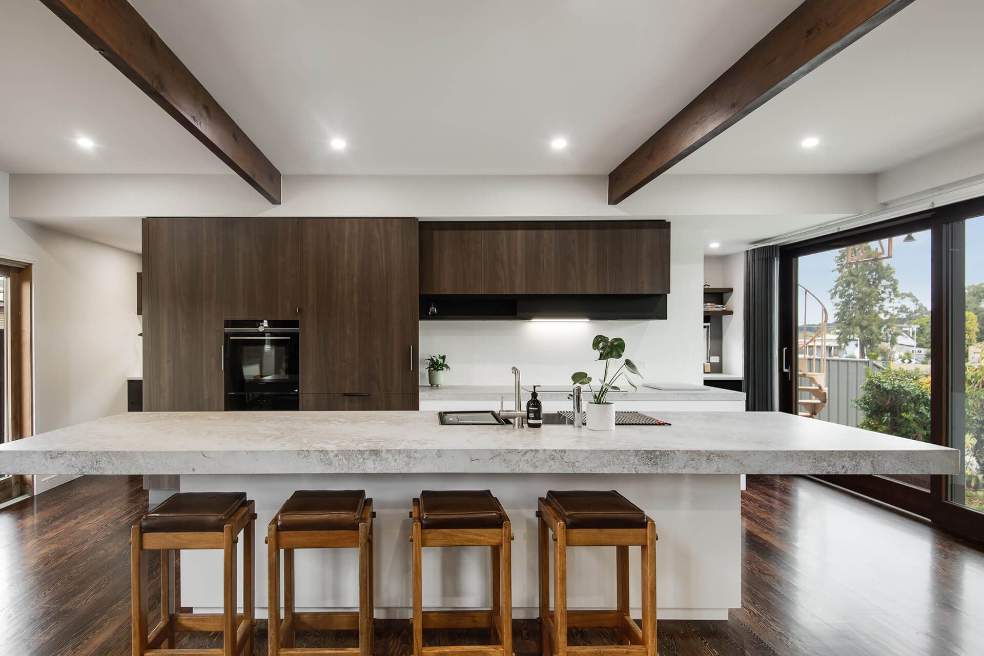 A modern home recently built in Ballarat by master builder, Ryan Brothers Building