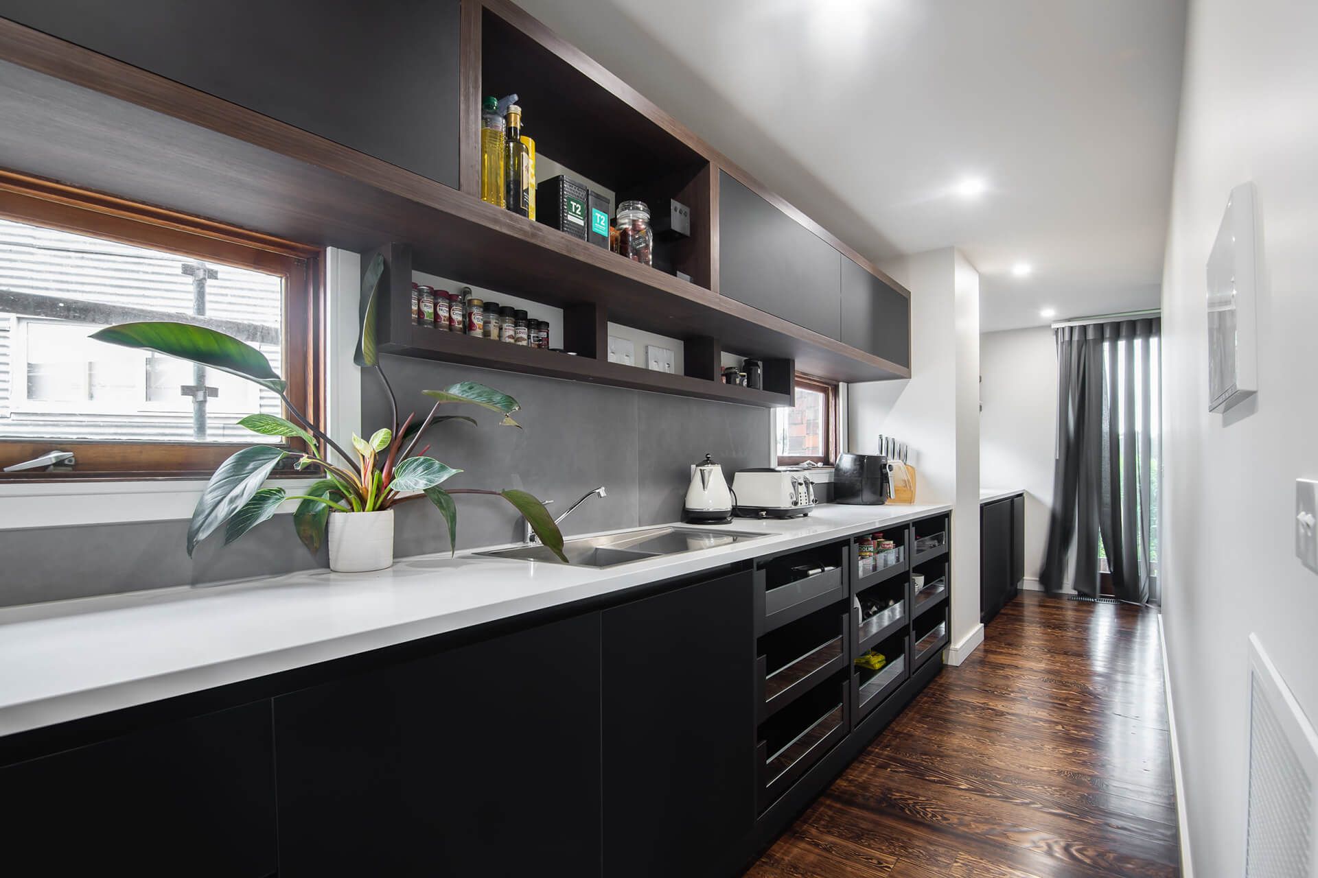 Galley Kitchen in New Home from Ryan Brothers Building Ballarat