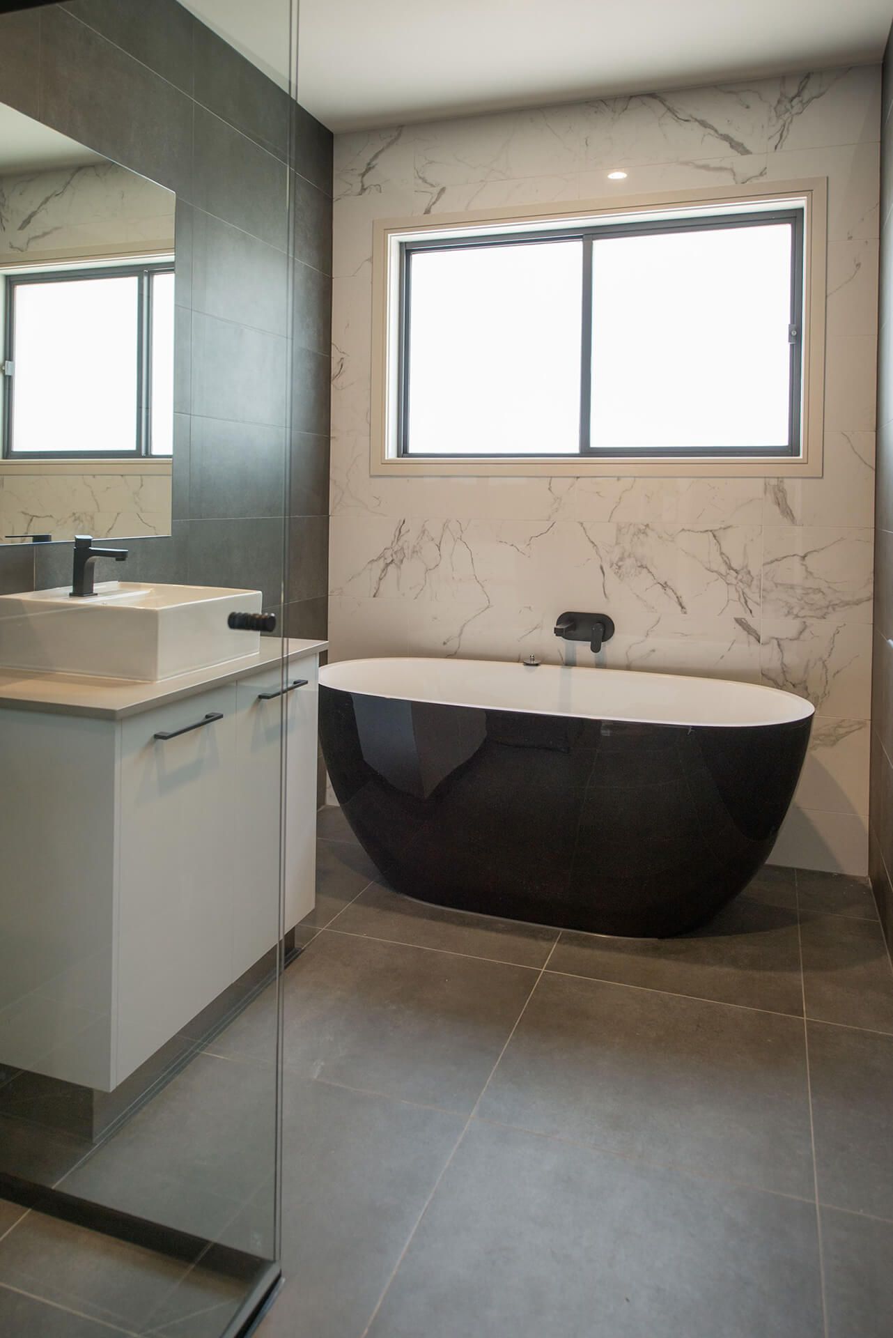 Bathroom of New Home built by Ryan Brothers Building Warrnambool