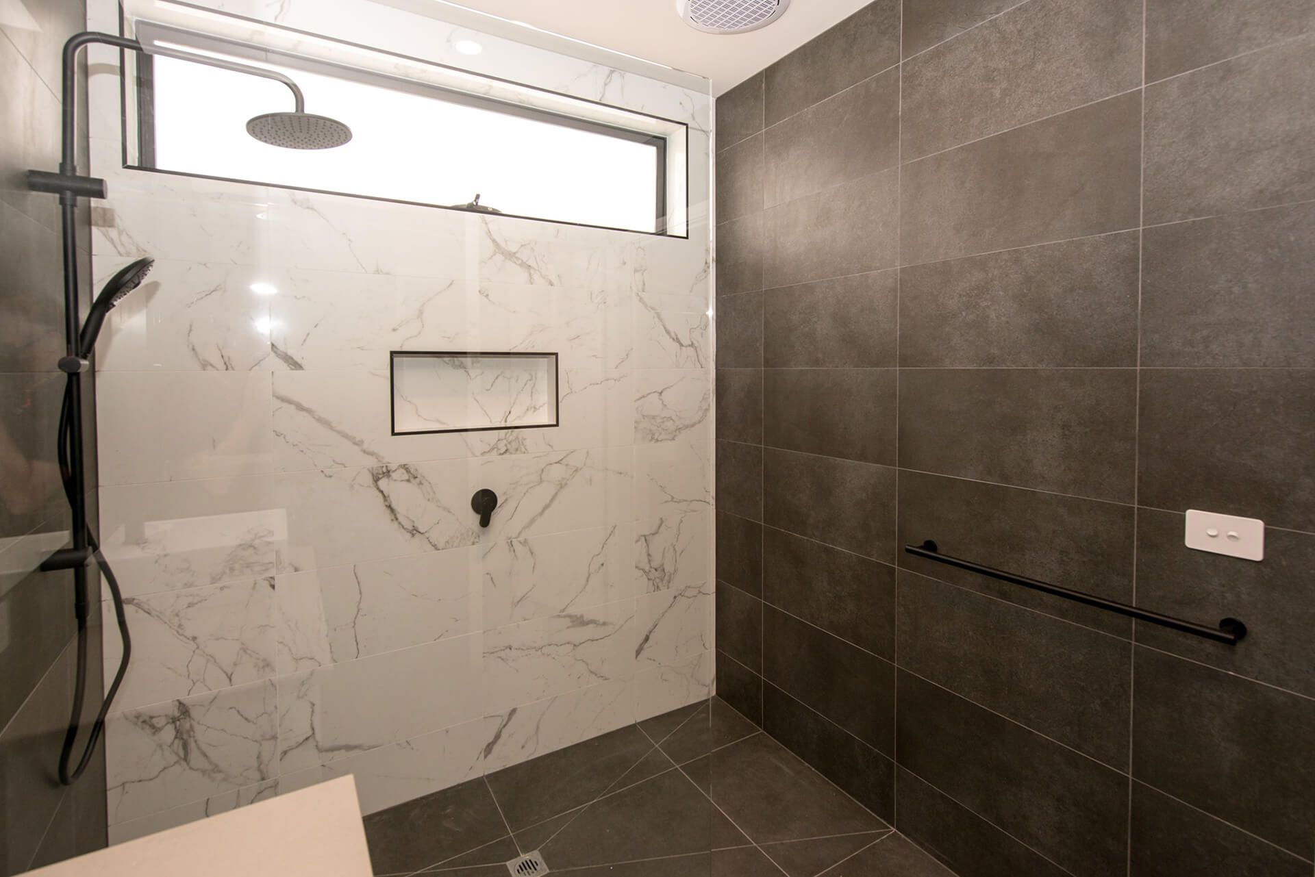Modern Bathroom in New Home from Ryan Brothers Building Ocean Grove