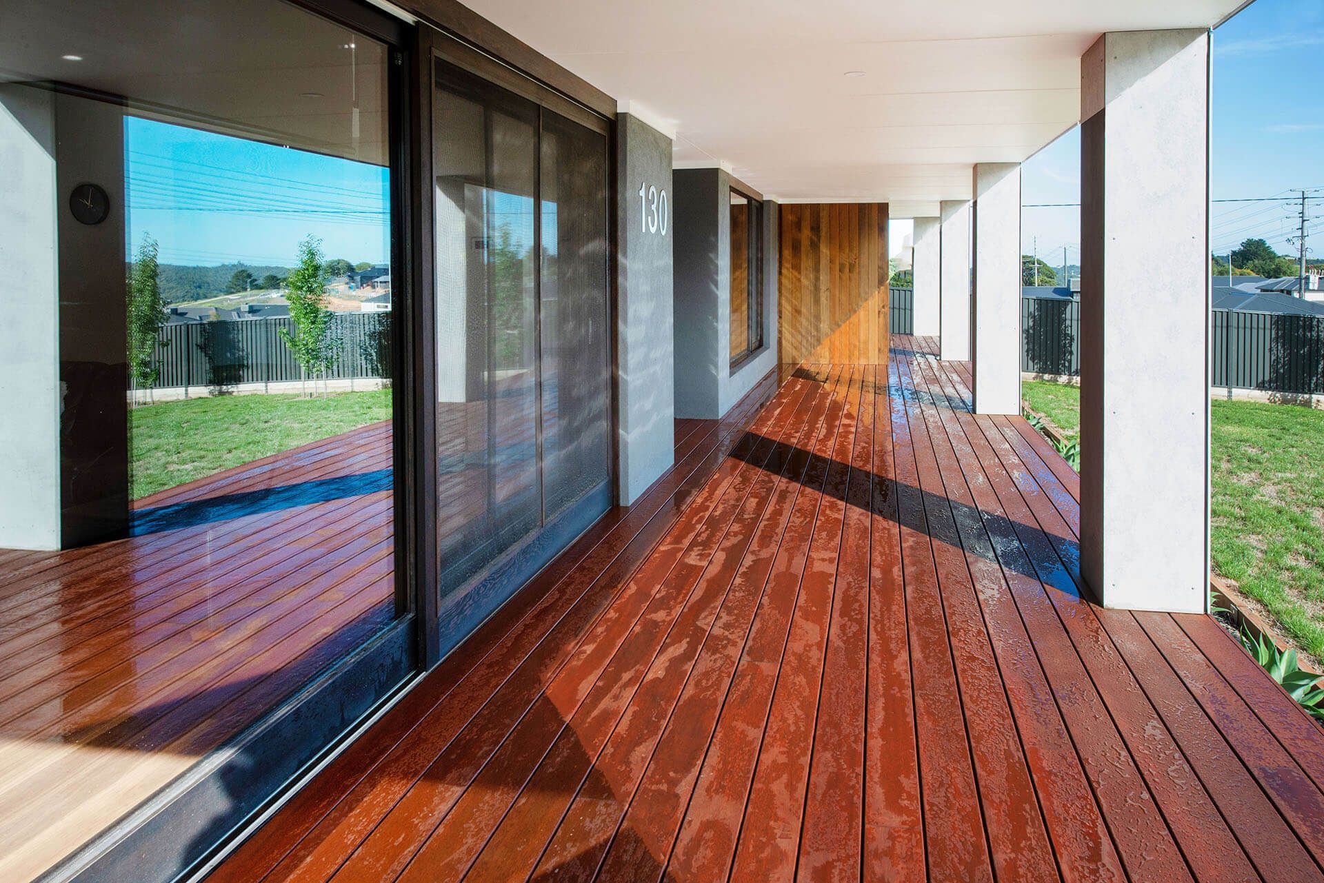 Deck of New Home built by Ryan Brothers Building Ballarat