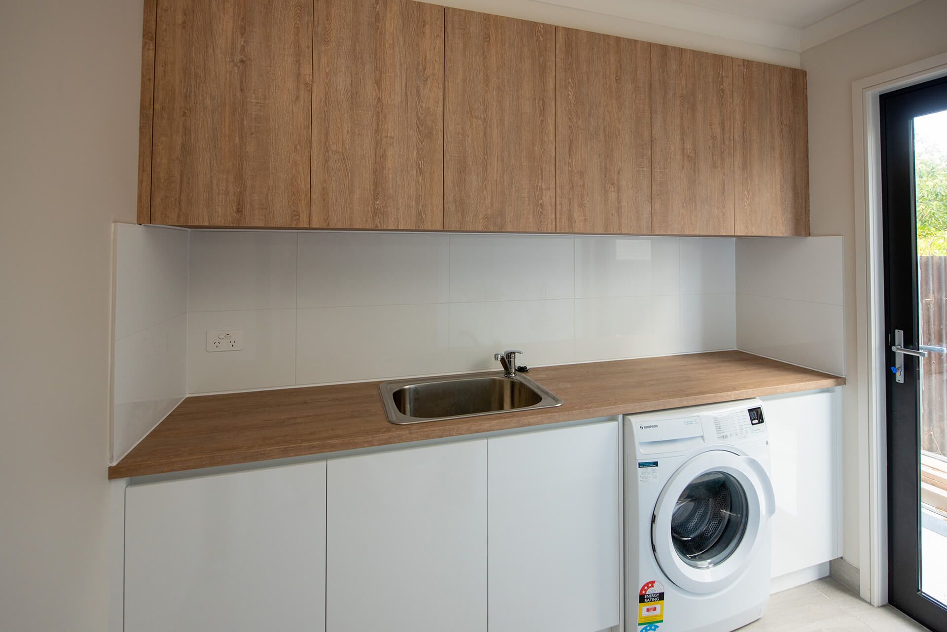 Laundry in New Home built by Ryan Brothers Building St Leonards