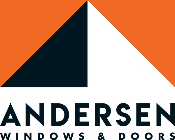 A logo for a company called andersen windows and doors