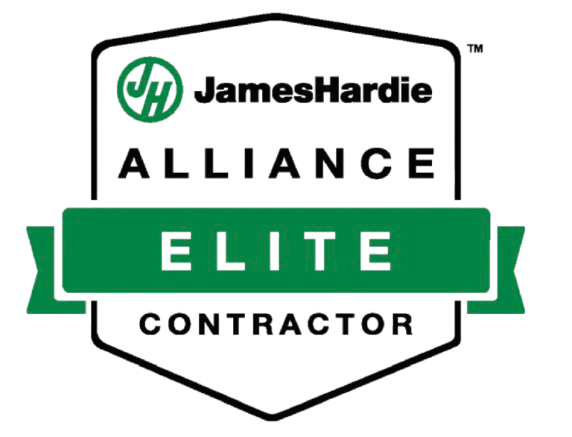 A james hardie alliance elite contractor logo