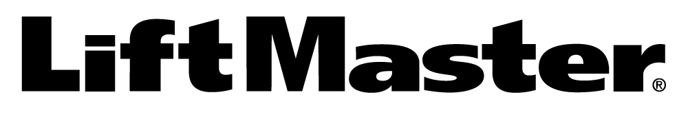 LiftMaster logo in black letters.