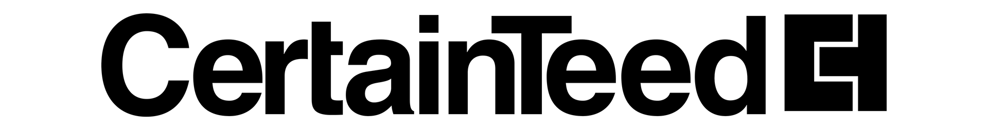 CertainTeed logo in black.