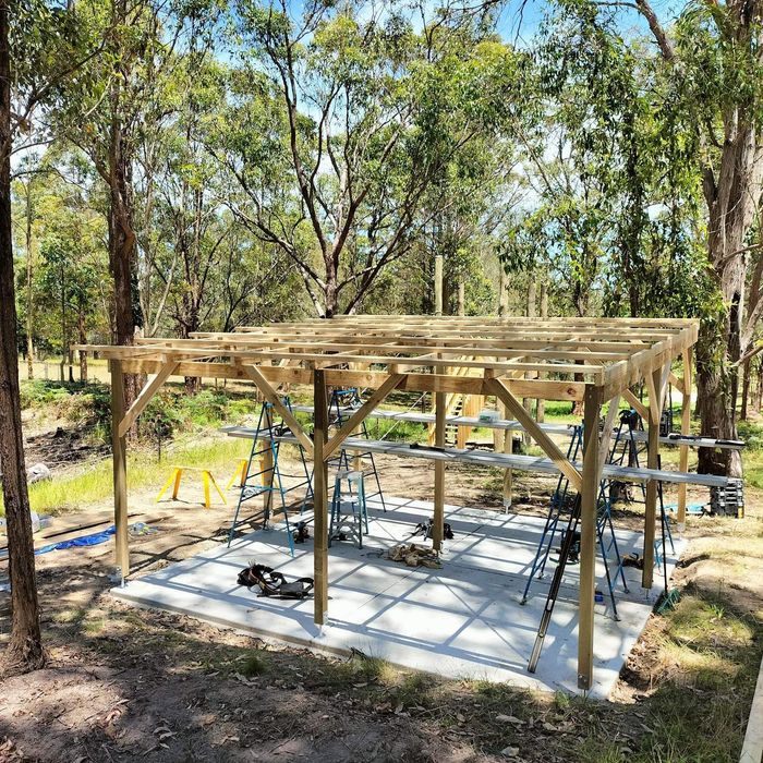 Wooden Frame Build Process — Home Improvement Services in Maitland, NSW