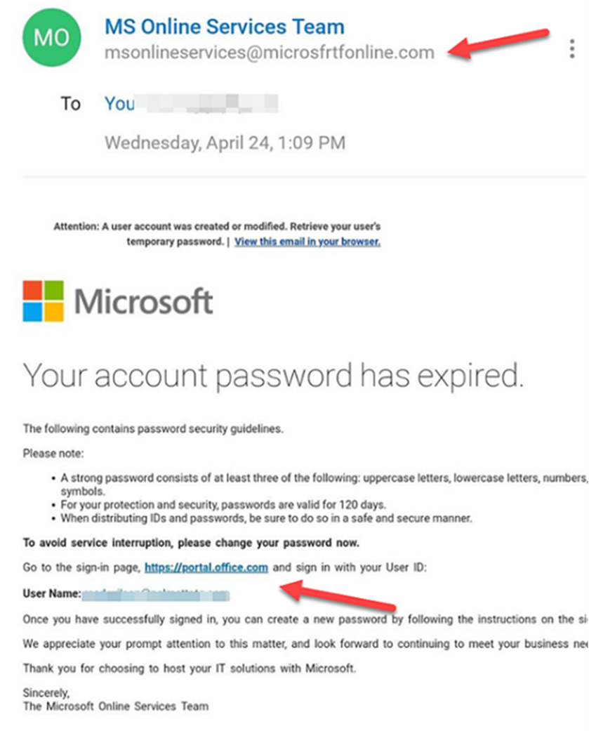 Phishing Example 2