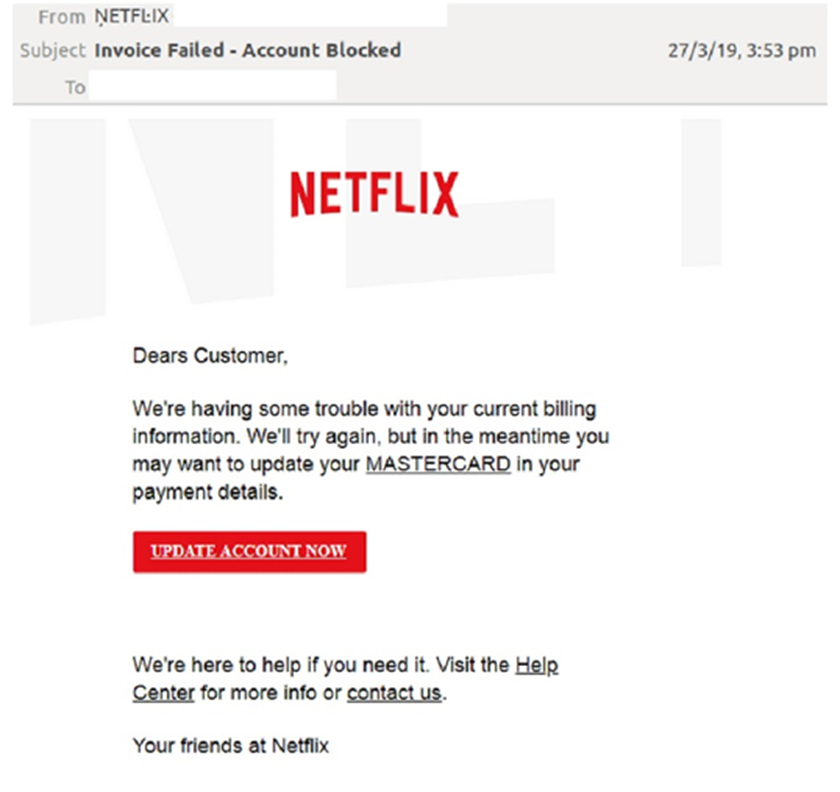 Phishing Example 5