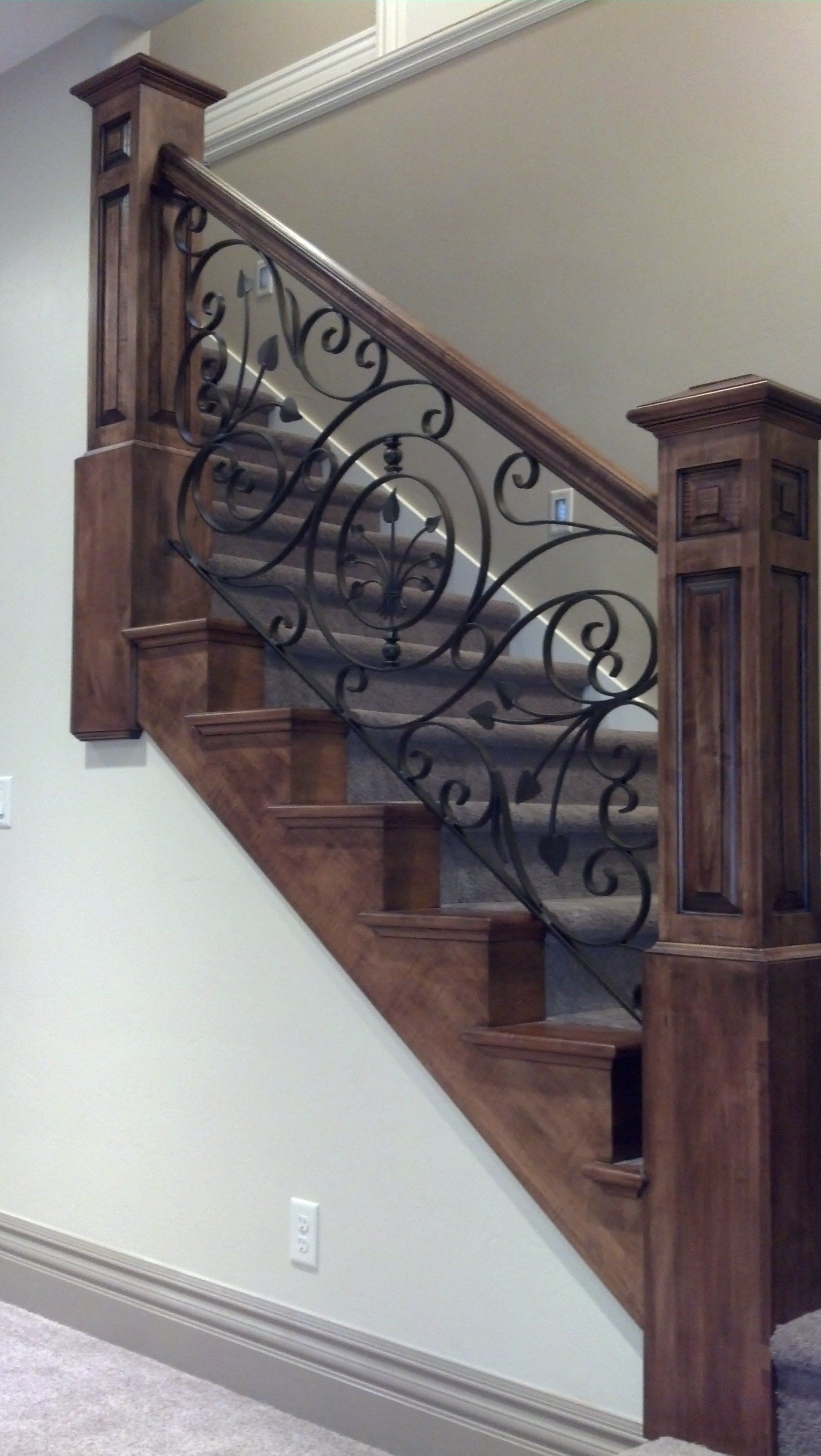 Iron Doors — Short Custom Hand Railing in Idaho Falls, ID