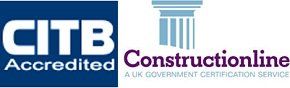 For reliable security fencing in Newport call 01952 810 333 CITB and Constructionline logos