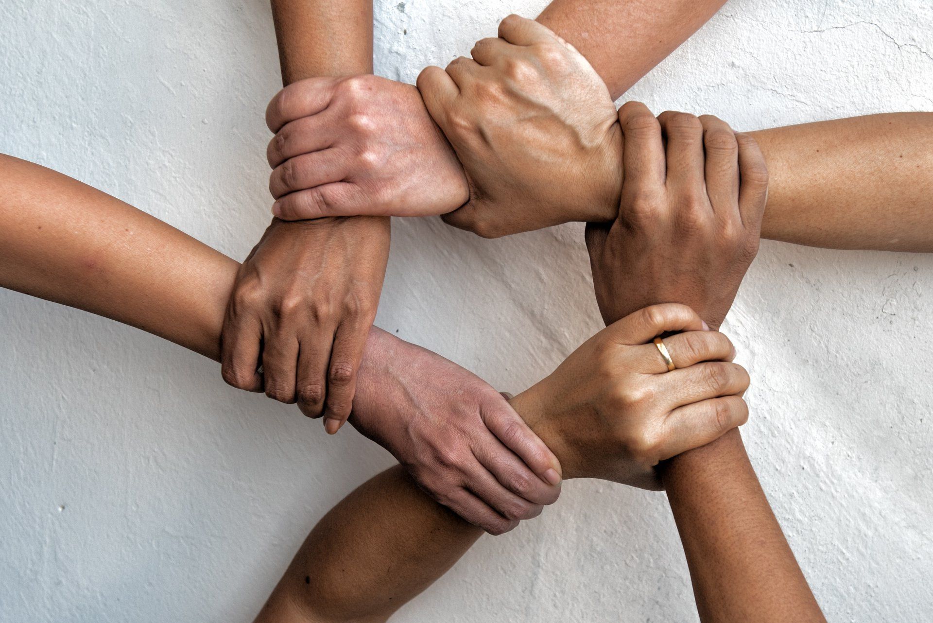 image of group of people holding hands