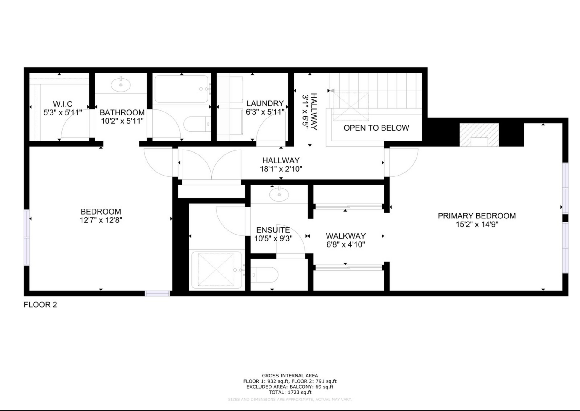 A black and white floor plan of a house.