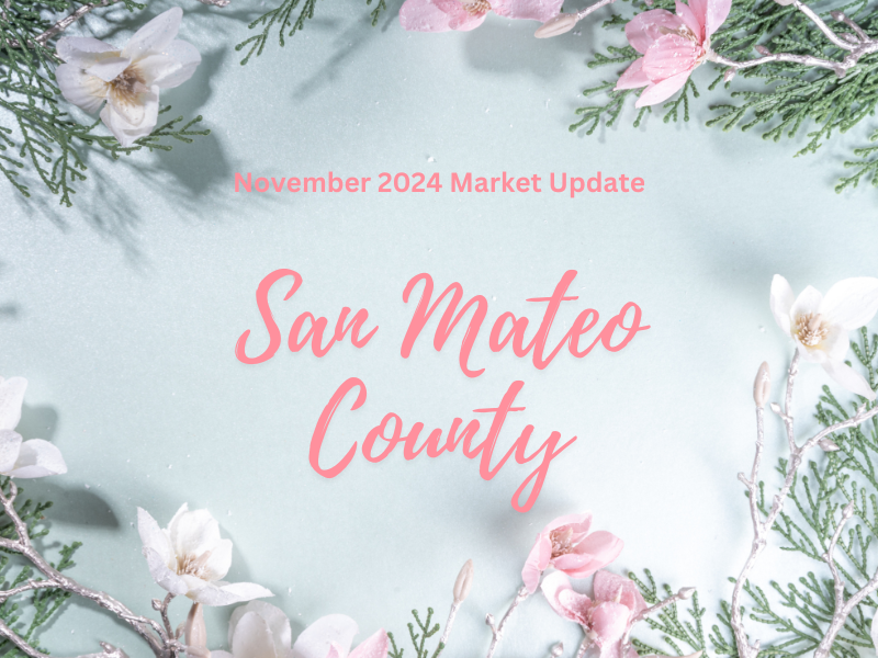 A picture of flowers and the words san mateo county