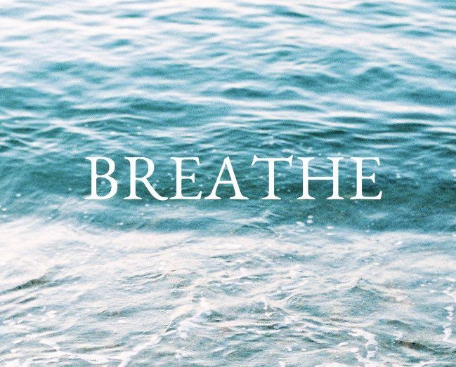 breathe to the rhythm of the sea