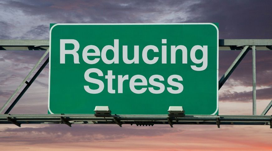 Reducing stress sign