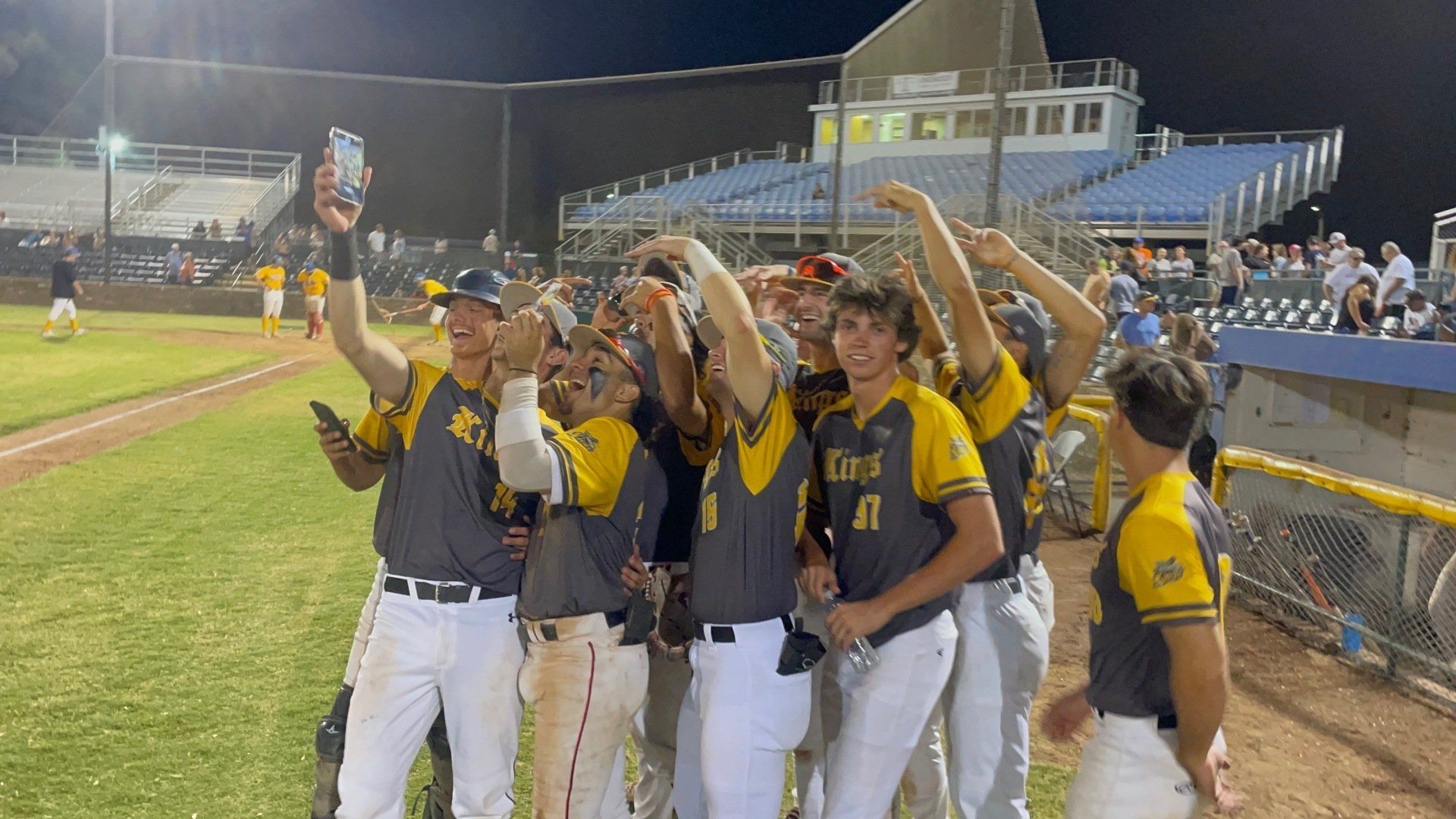 West Coast Kings celebrate after winning the BACL championship