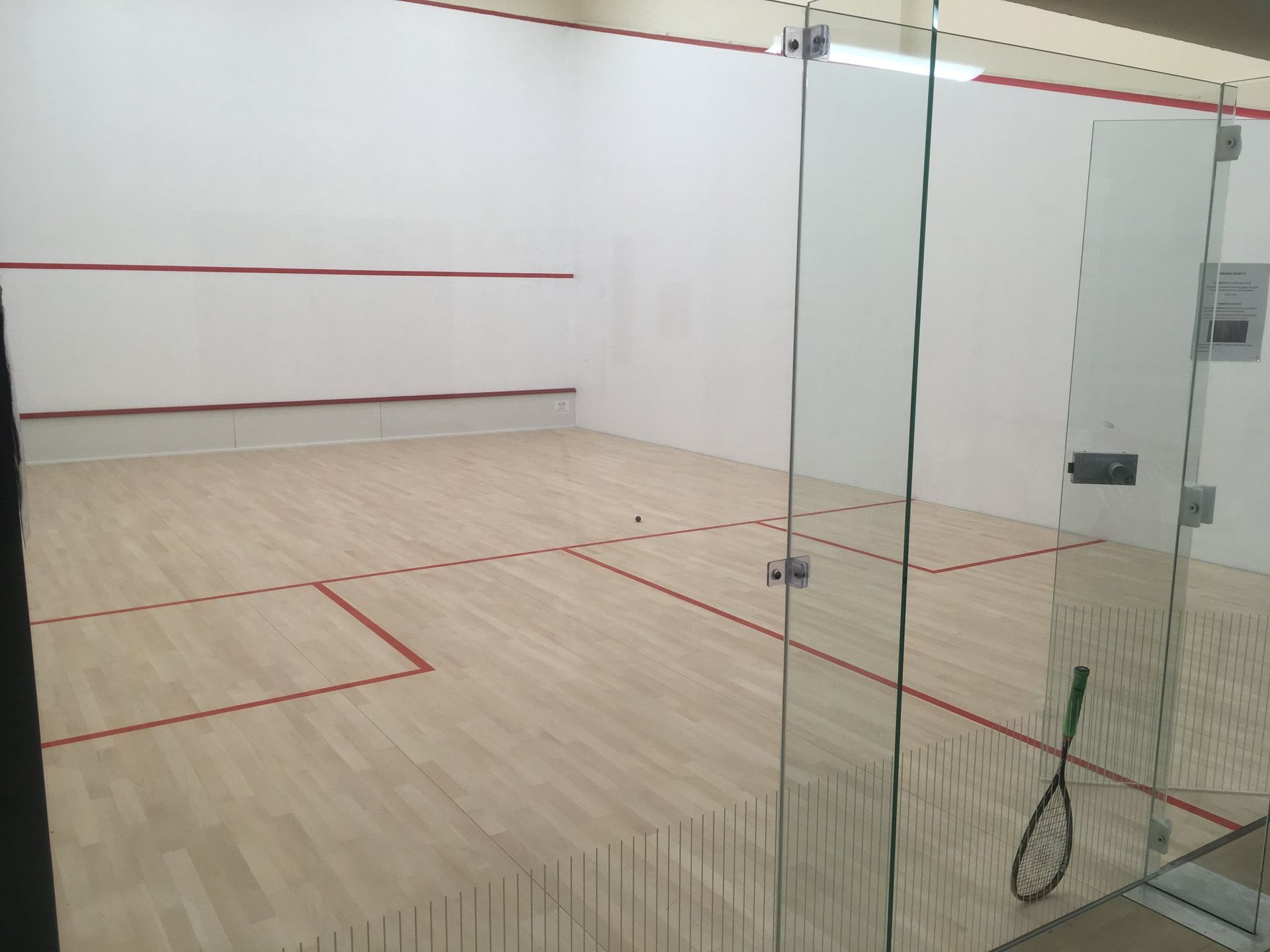 professional squash court construction