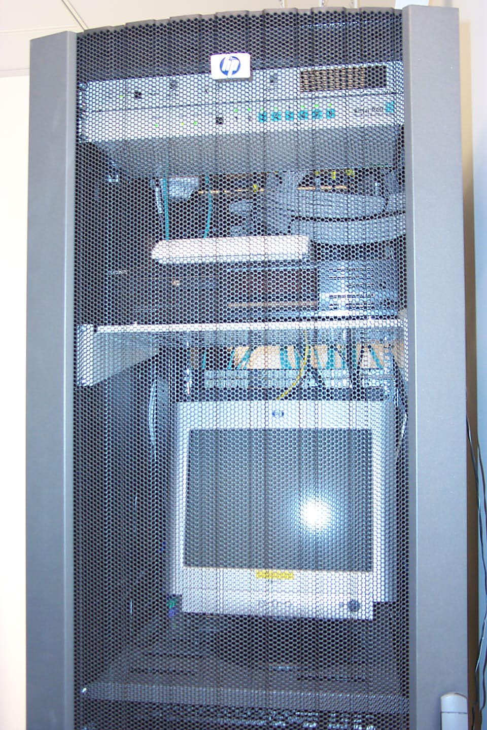 stack of electronics hardware