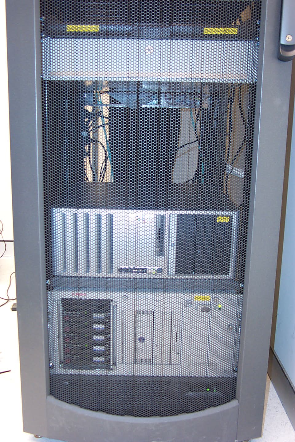 looking inside computer tower