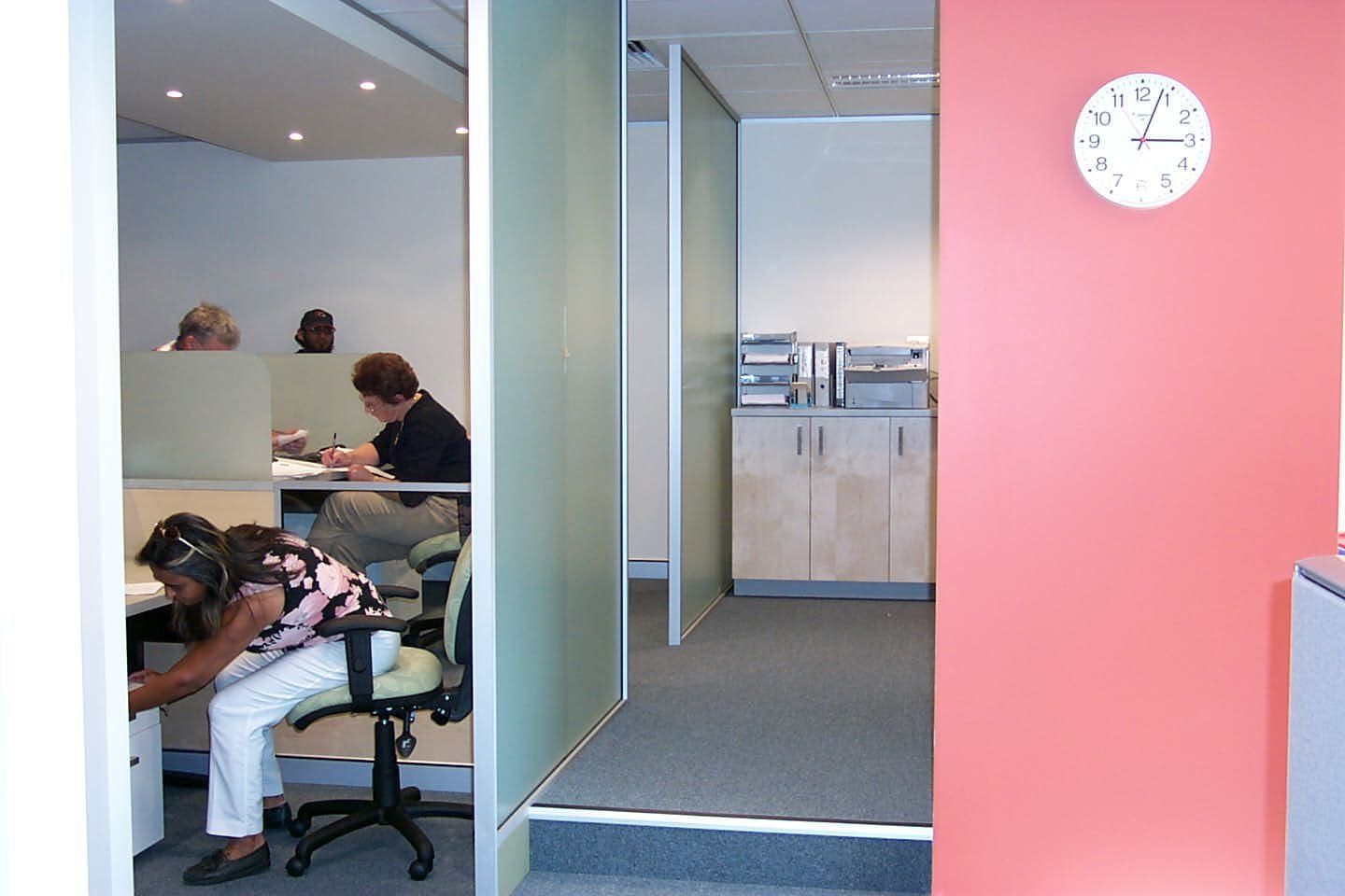 view of setup office building