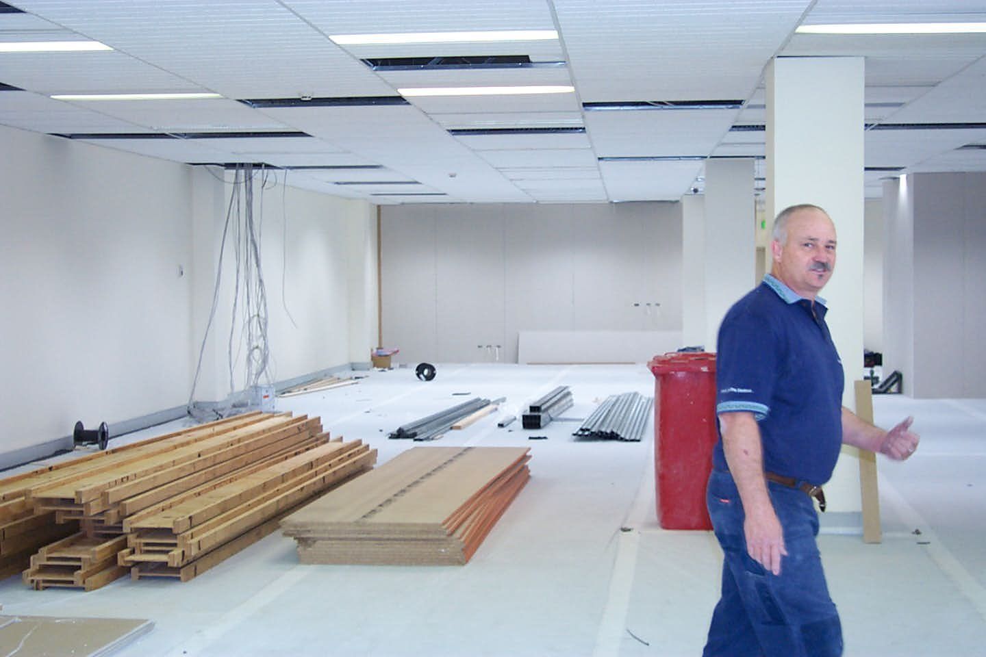 building out office space