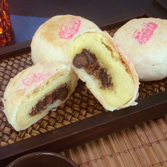 【立喜餅店】B03 金牌綠豆椪(香菇素餅) 10入