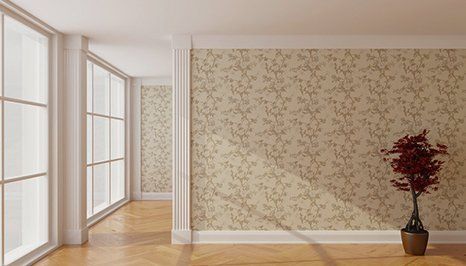 decorated wallpaper