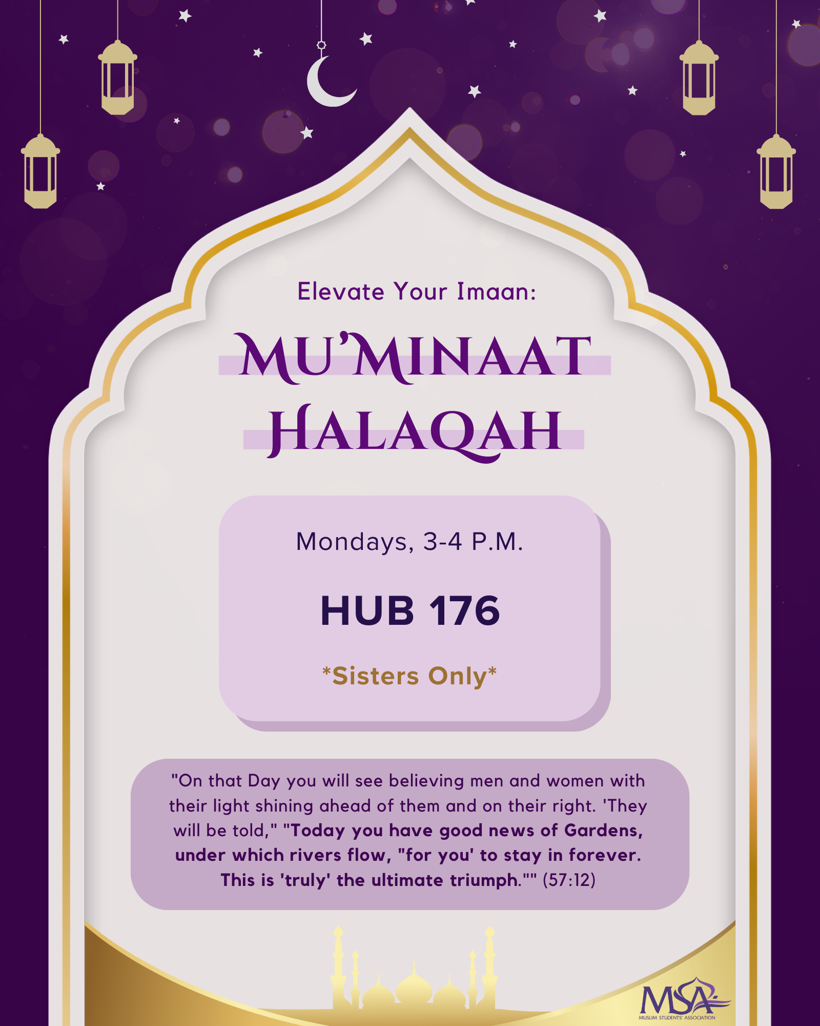 Mu'minaat Halaqah graphic