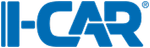 The blue logo for I-CAR, consisting of two vertical bars followed by the text 